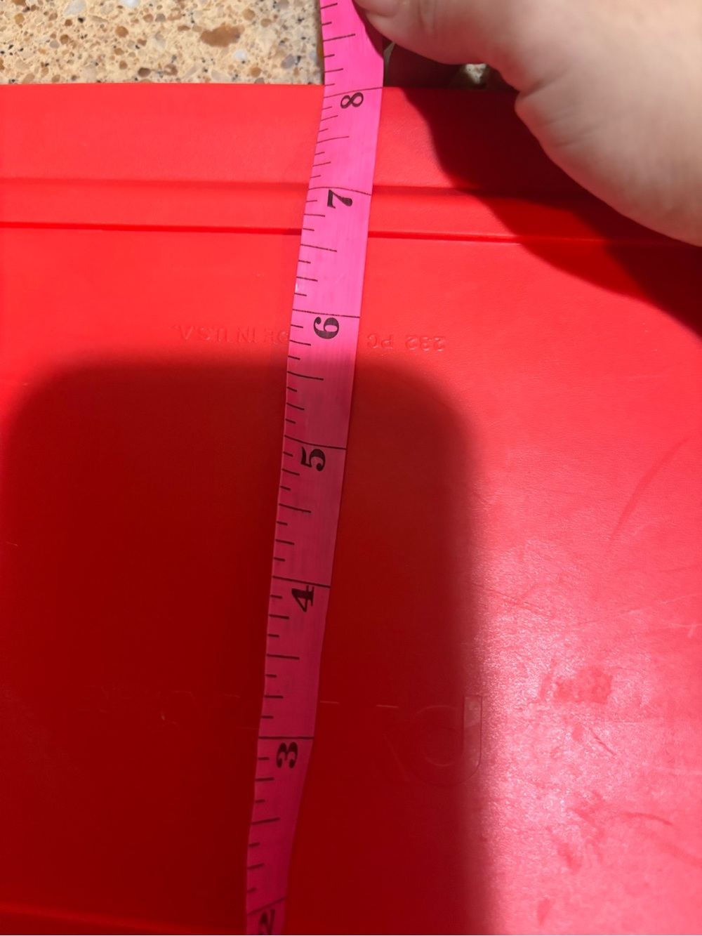 Pyrex 232 PC Red Rectangular Plastic Replacement Lid Only - Picture 8 of 8